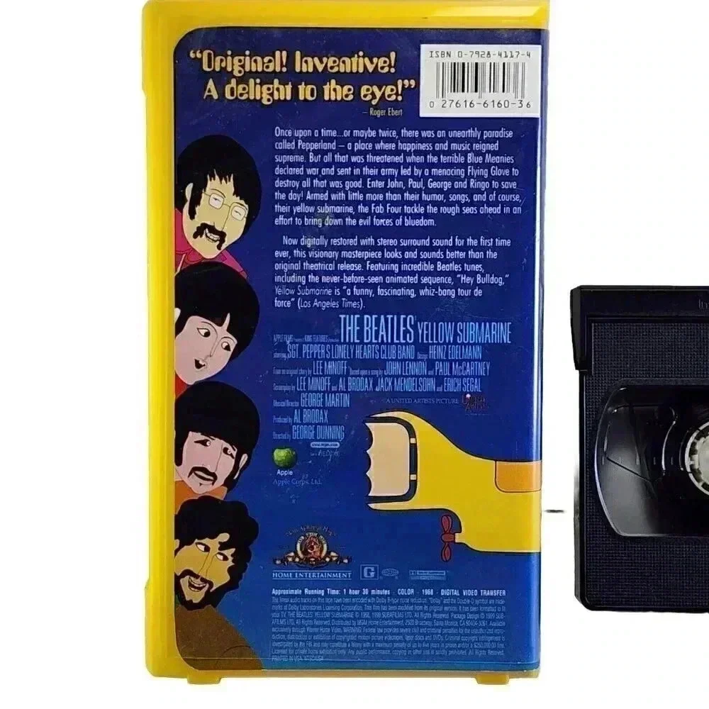 The Beatles Yellow Submarine VHS 1999
